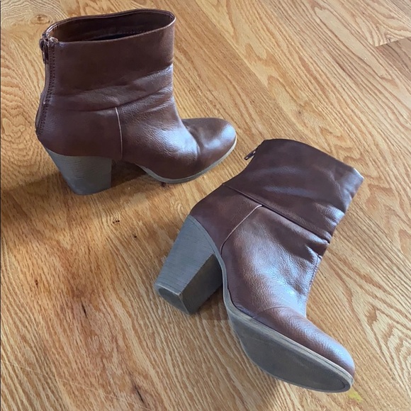 Brown Booties - Picture 1 of 1